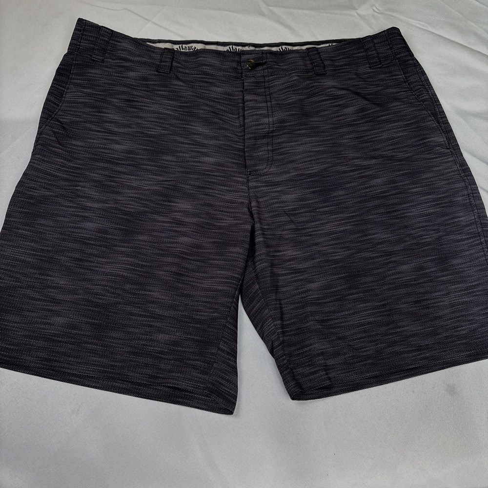 Callaway Mens Golf Shorts Waist 40 Gray Heathered Stretch Performance Casual‎